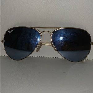 Ray Bans Polarized AVIATOR FLASH Lenses